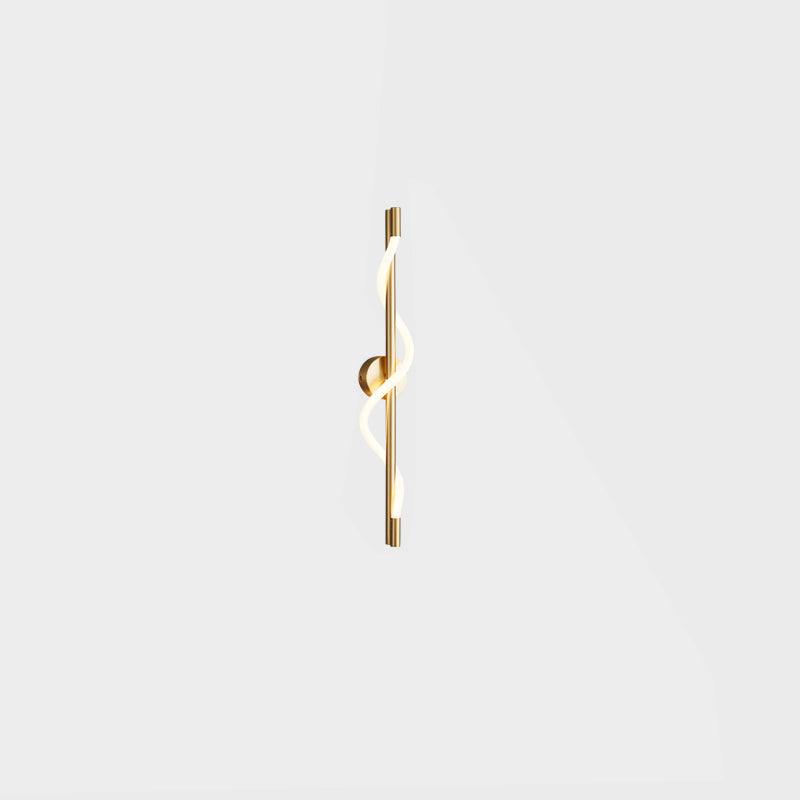 Fidora Applique murale sculpturale en laiton et silicone - Neutralighting