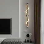 Fidora Applique murale sculpturale en laiton et silicone - Neutralighting