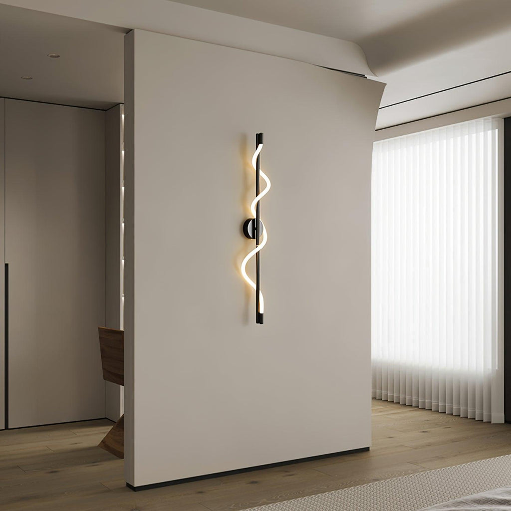 Fidora Applique murale sculpturale en laiton et silicone - Neutralighting