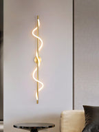 Fidora Applique murale sculpturale en laiton et silicone - Neutralighting