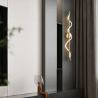 Fidora Applique murale sculpturale en laiton et silicone - Neutralighting