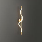 Fidora Applique murale sculpturale en laiton et silicone - Neutralighting