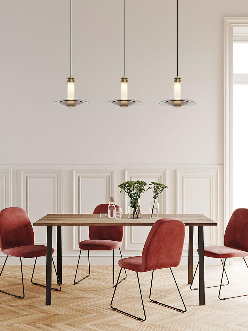 Oryxa Suspension en Verre Futuriste - Neutralighting