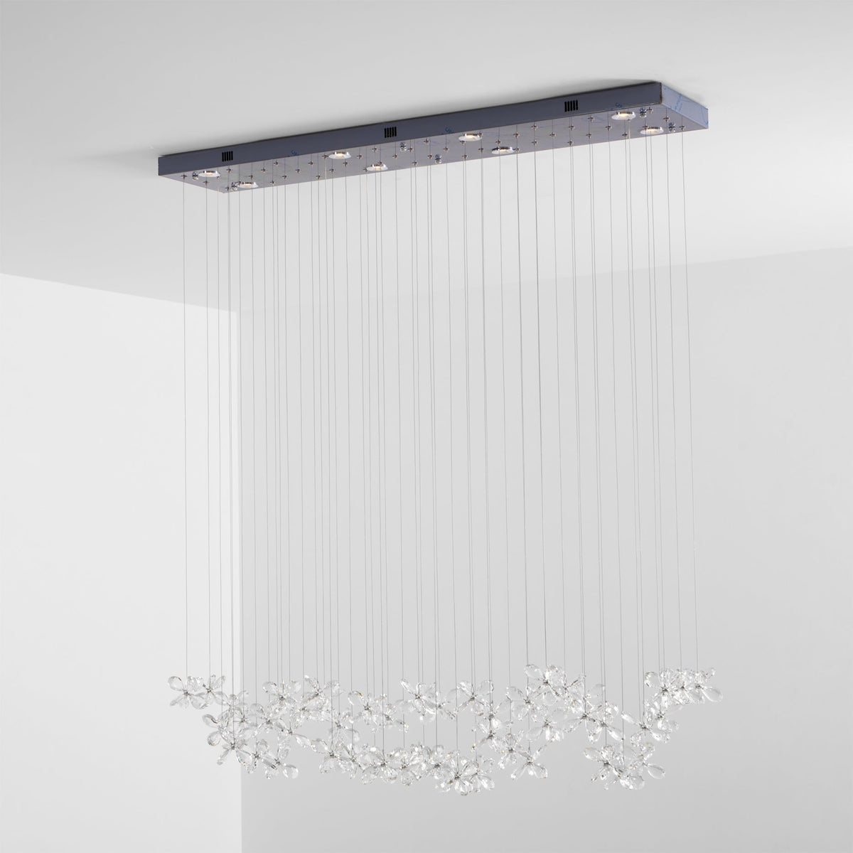 Lustra Chandelier Cristal Papillon Bouquet Floral - Neutralighting