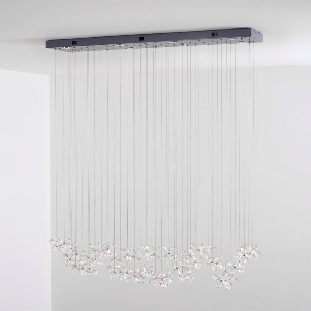 Lustra Chandelier Cristal Papillon Bouquet Floral - Neutralighting