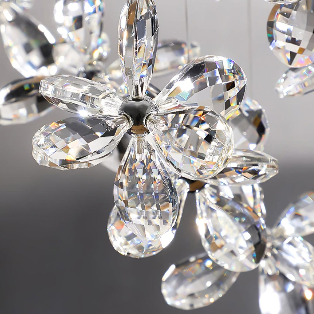 Lustra Chandelier Cristal Papillon Bouquet Floral - Neutralighting