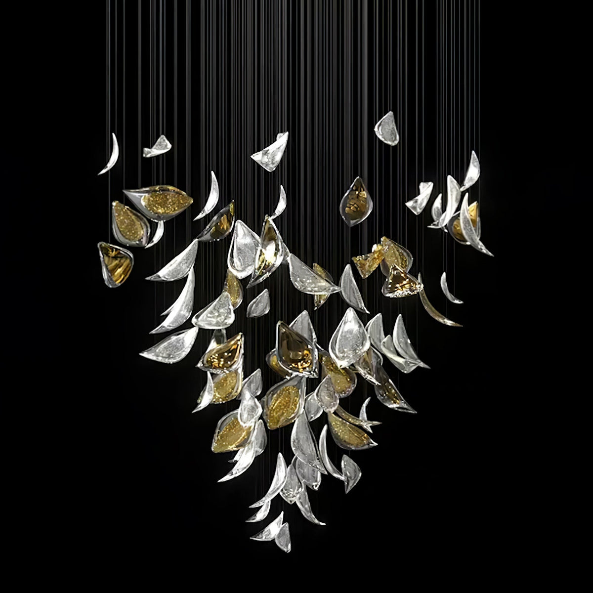 Avynen Chandelier Pétale en Cristal - Neutralighting