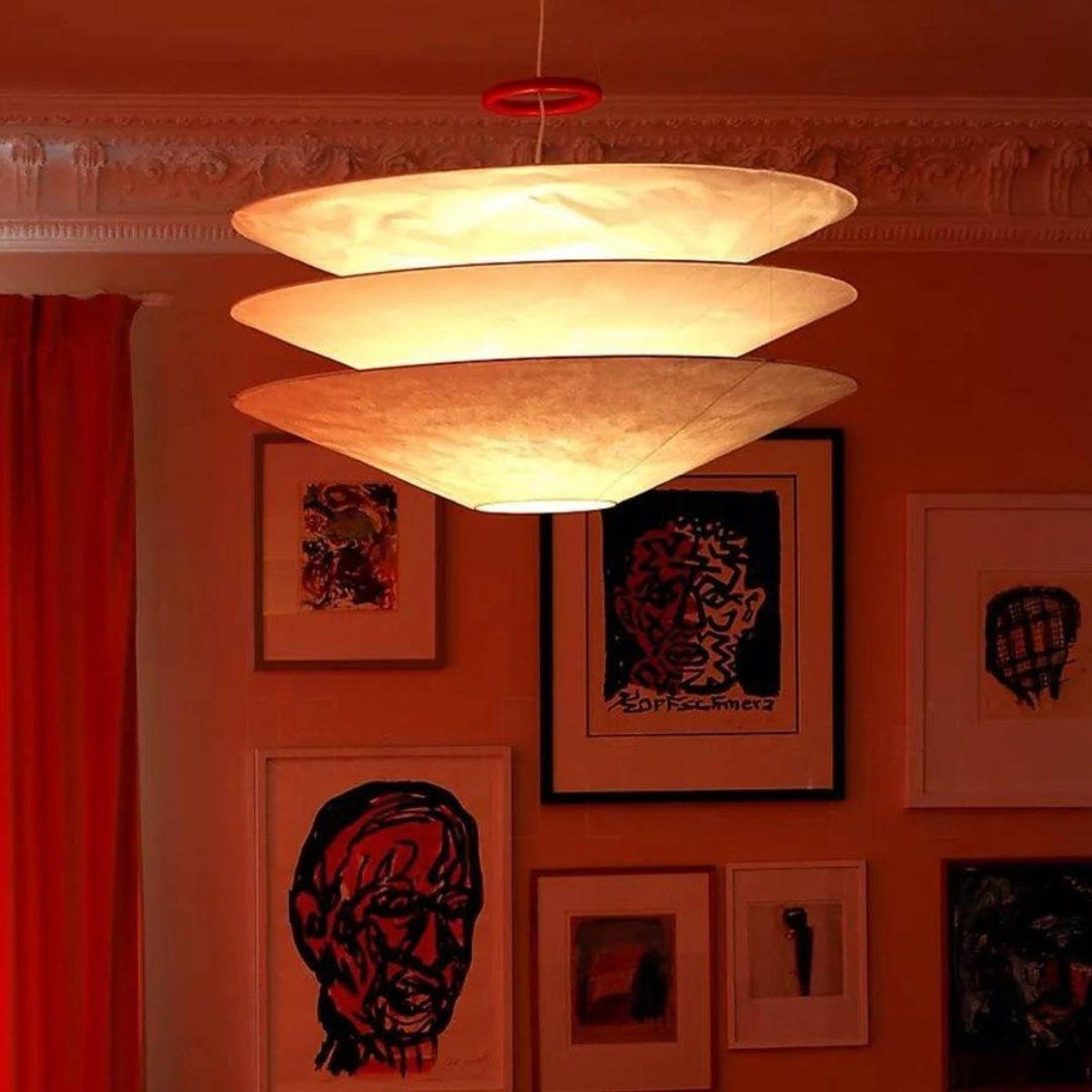 Zomarion Suspension Papier Métal Créativité Individuelle - Neutralighting