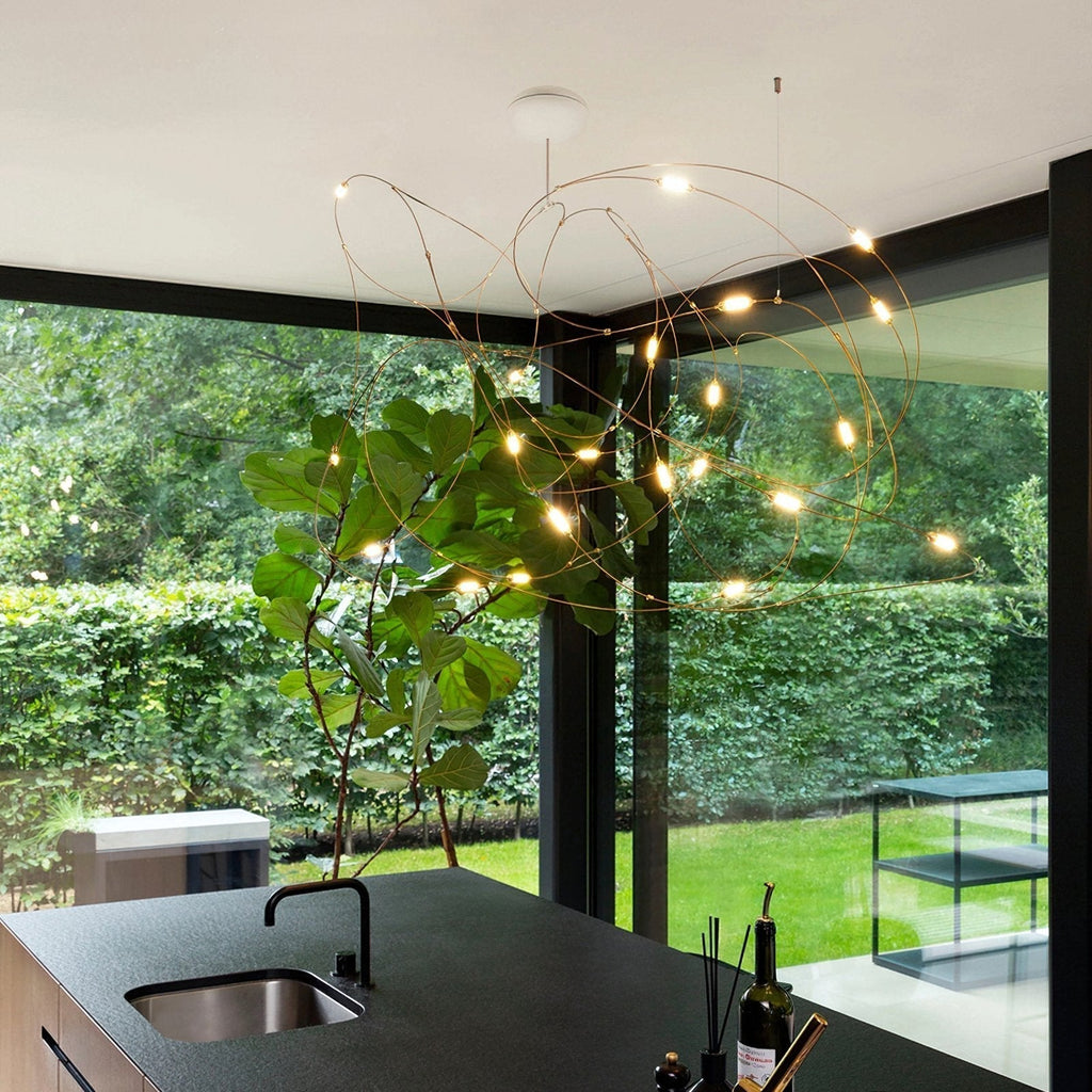 Celestra Lampe Pendante Minimaliste en Acier - Neutralighting