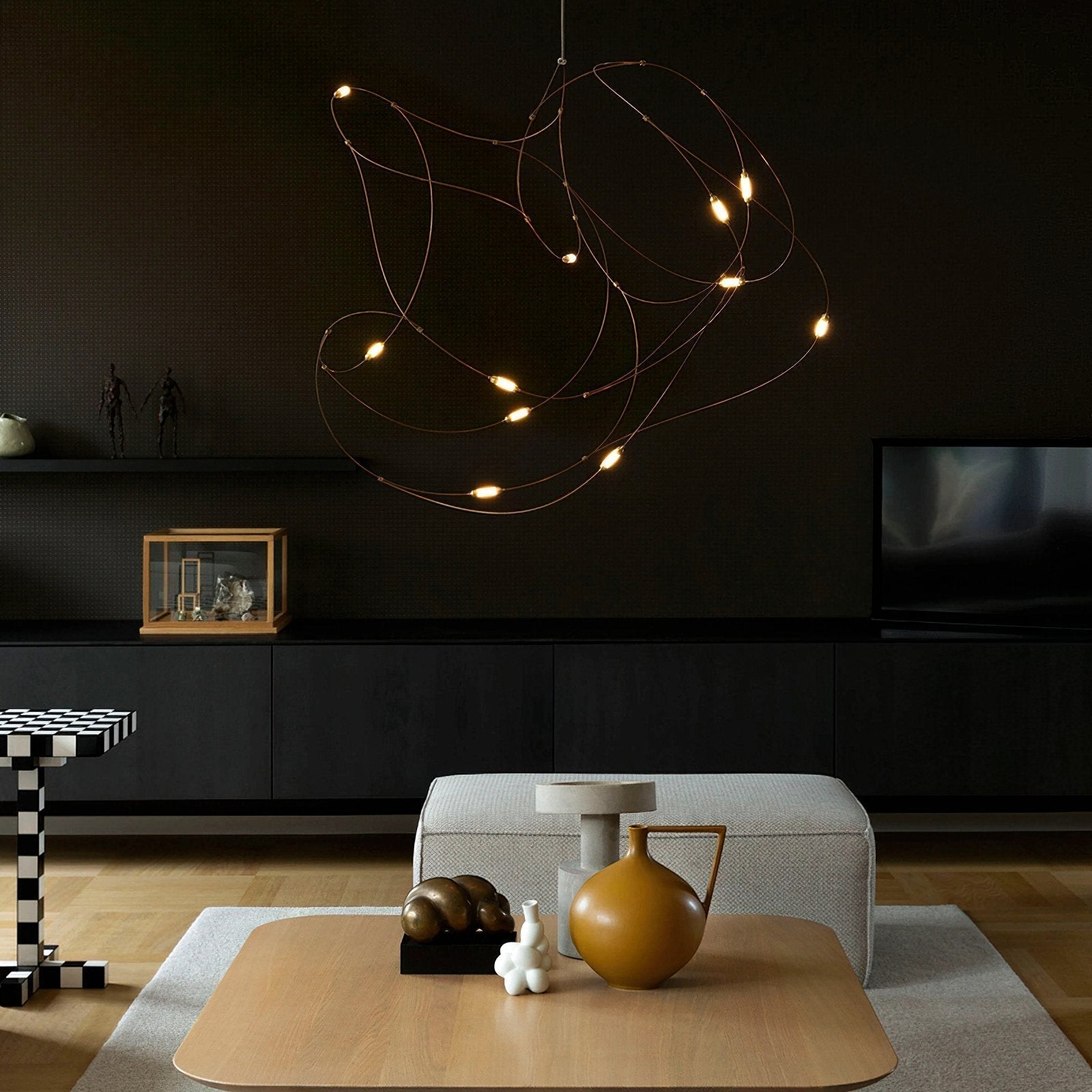 Celestra Lampe Pendante Minimaliste en Acier - Neutralighting