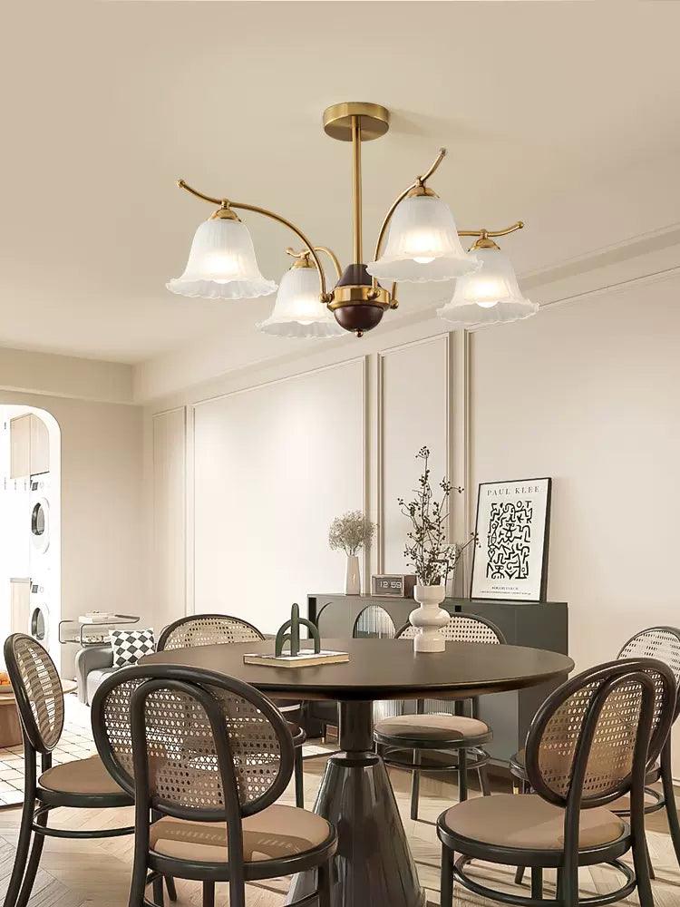 Civinora Lustre en Albâtre et Laiton - Neutralighting