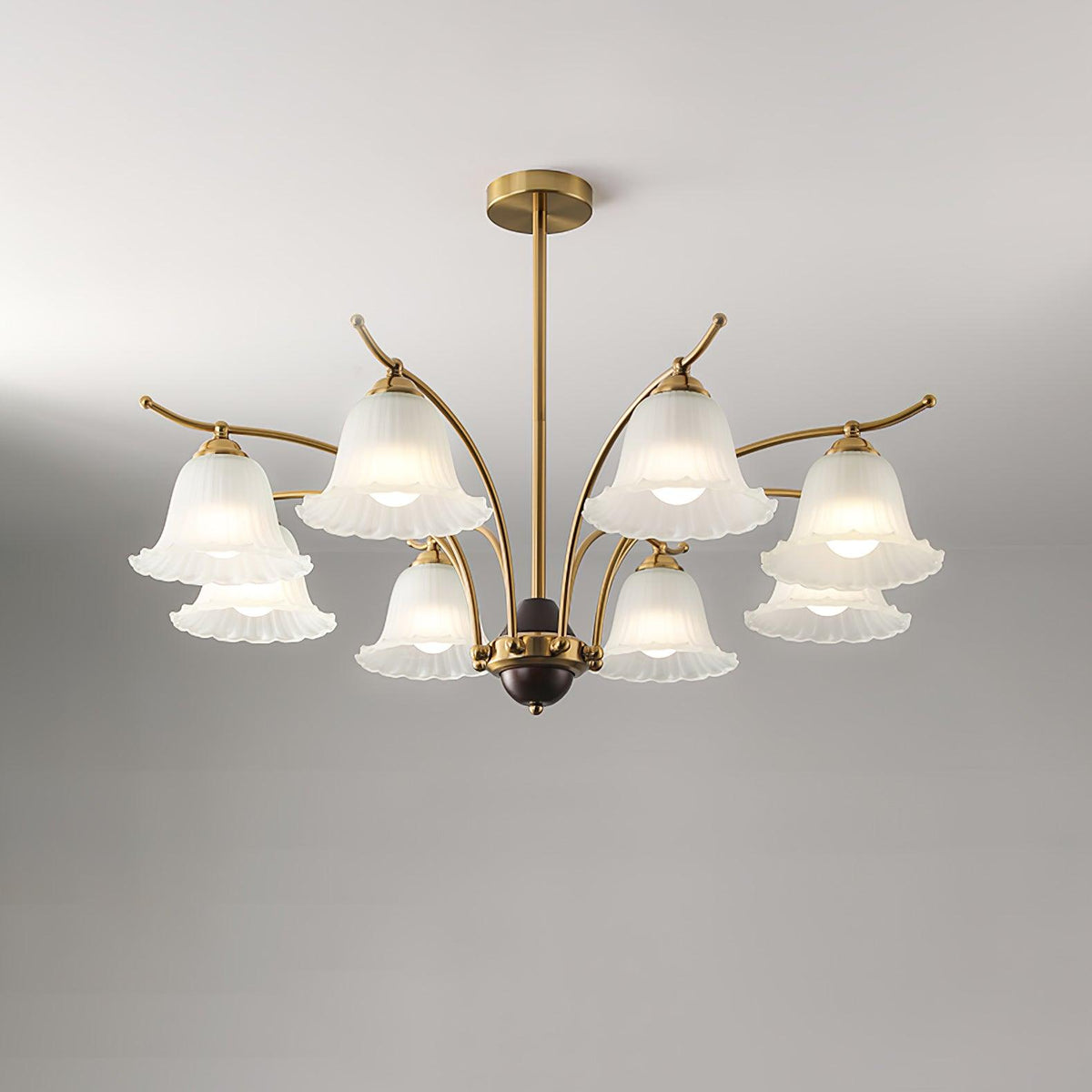 Civinora Lustre en Albâtre et Laiton - Neutralighting