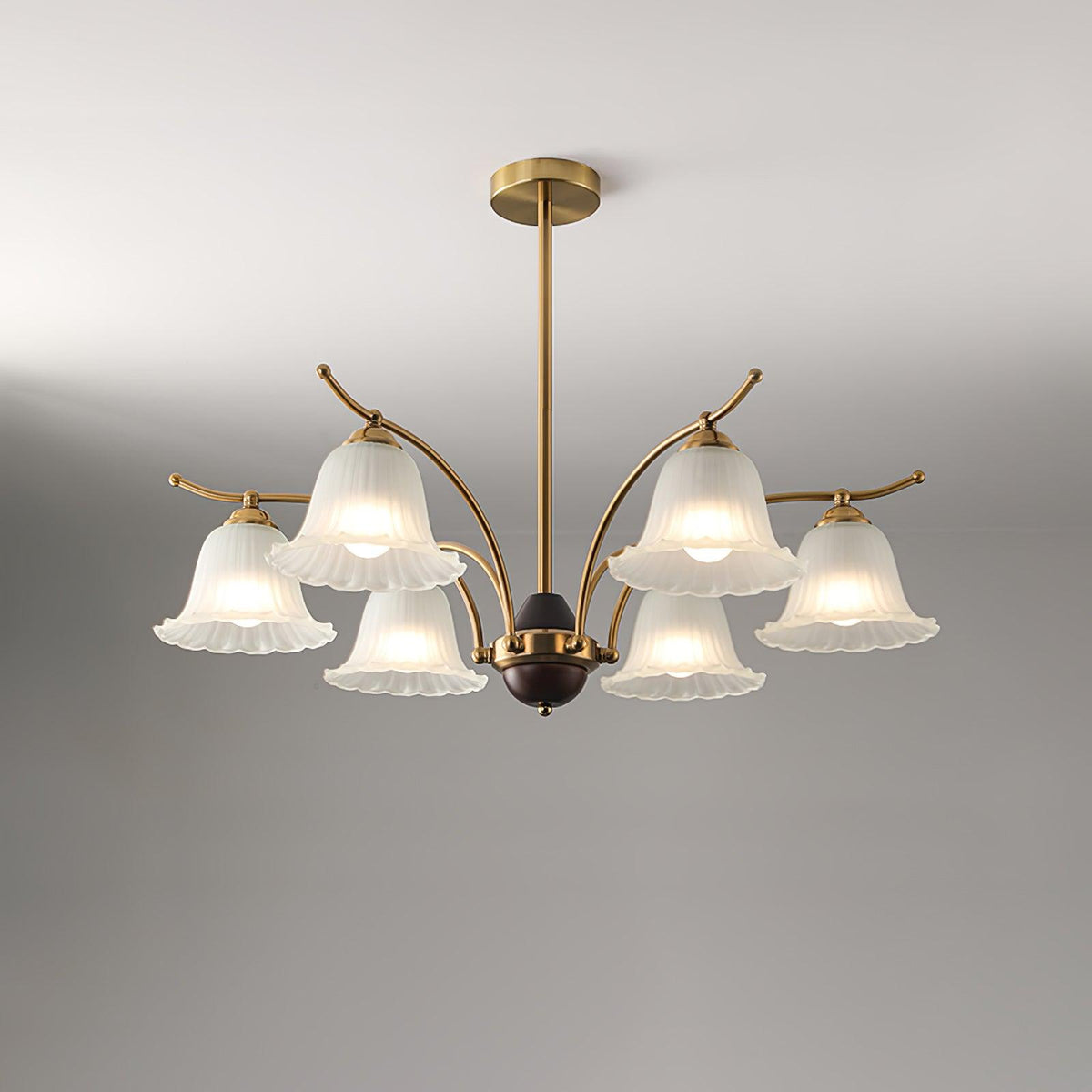 Civinora Lustre en Albâtre et Laiton - Neutralighting