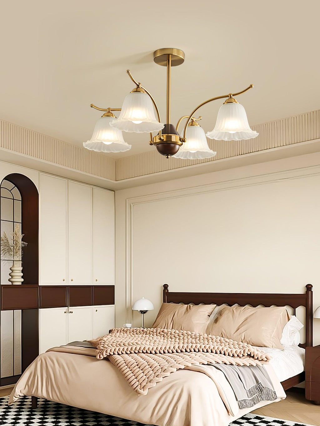 Civinora Lustre en Albâtre et Laiton - Neutralighting