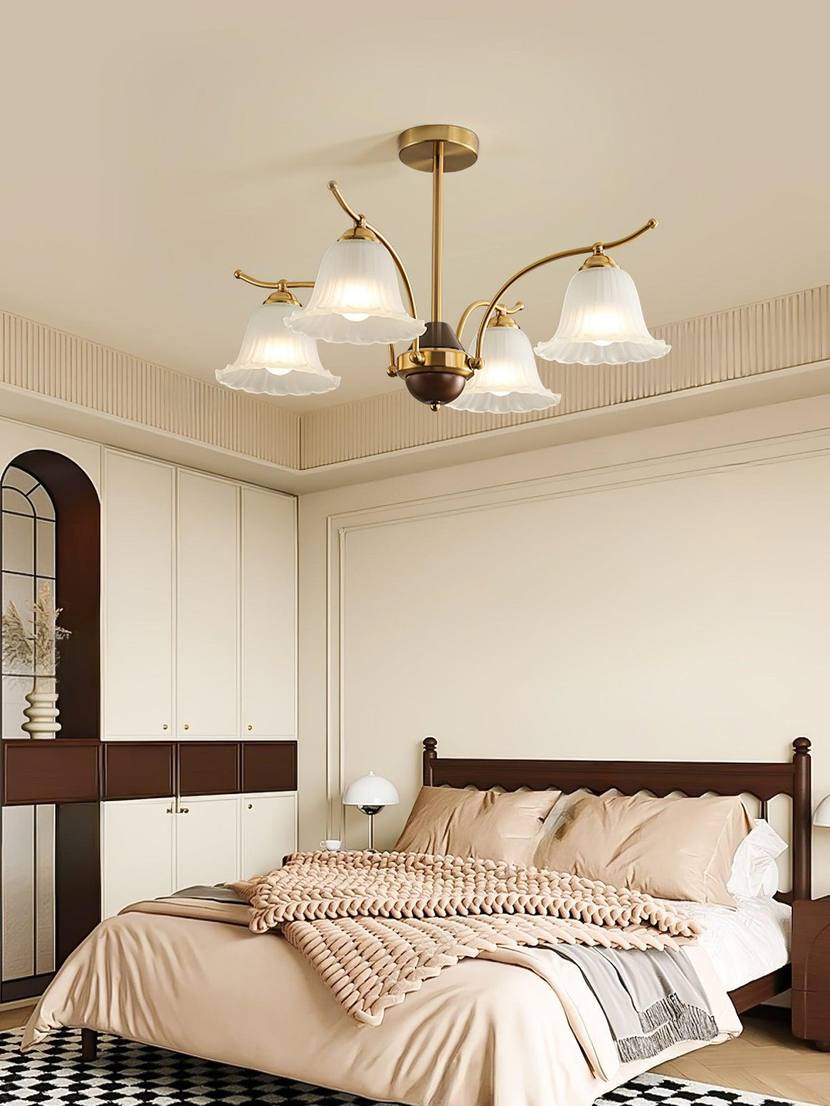 Civinora Lustre en Albâtre et Laiton - Neutralighting