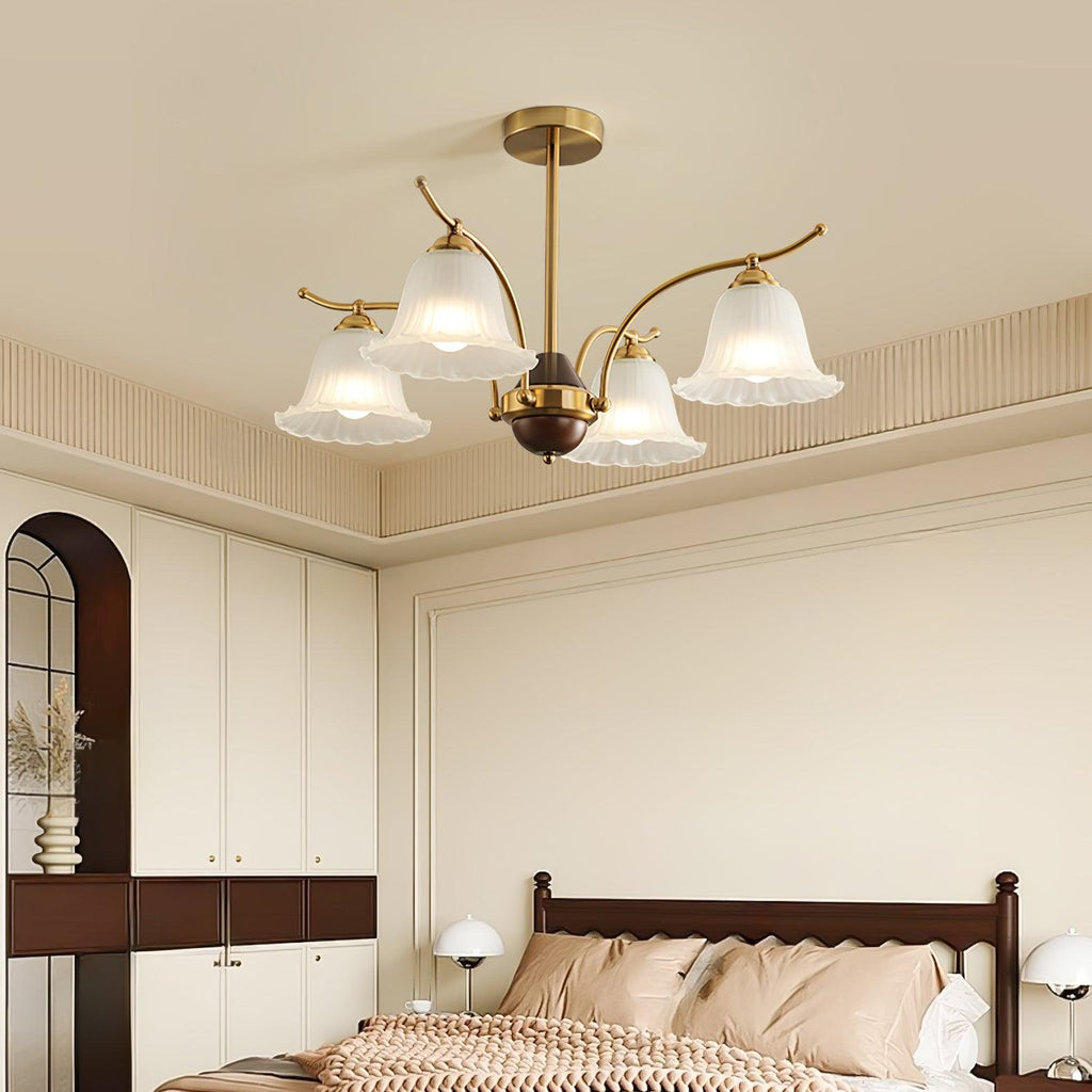 Civinora Lustre en Albâtre et Laiton - Neutralighting