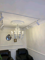 Lustra Suspension Lampe Porte-Bougie Perles de Cristal - Neutralighting