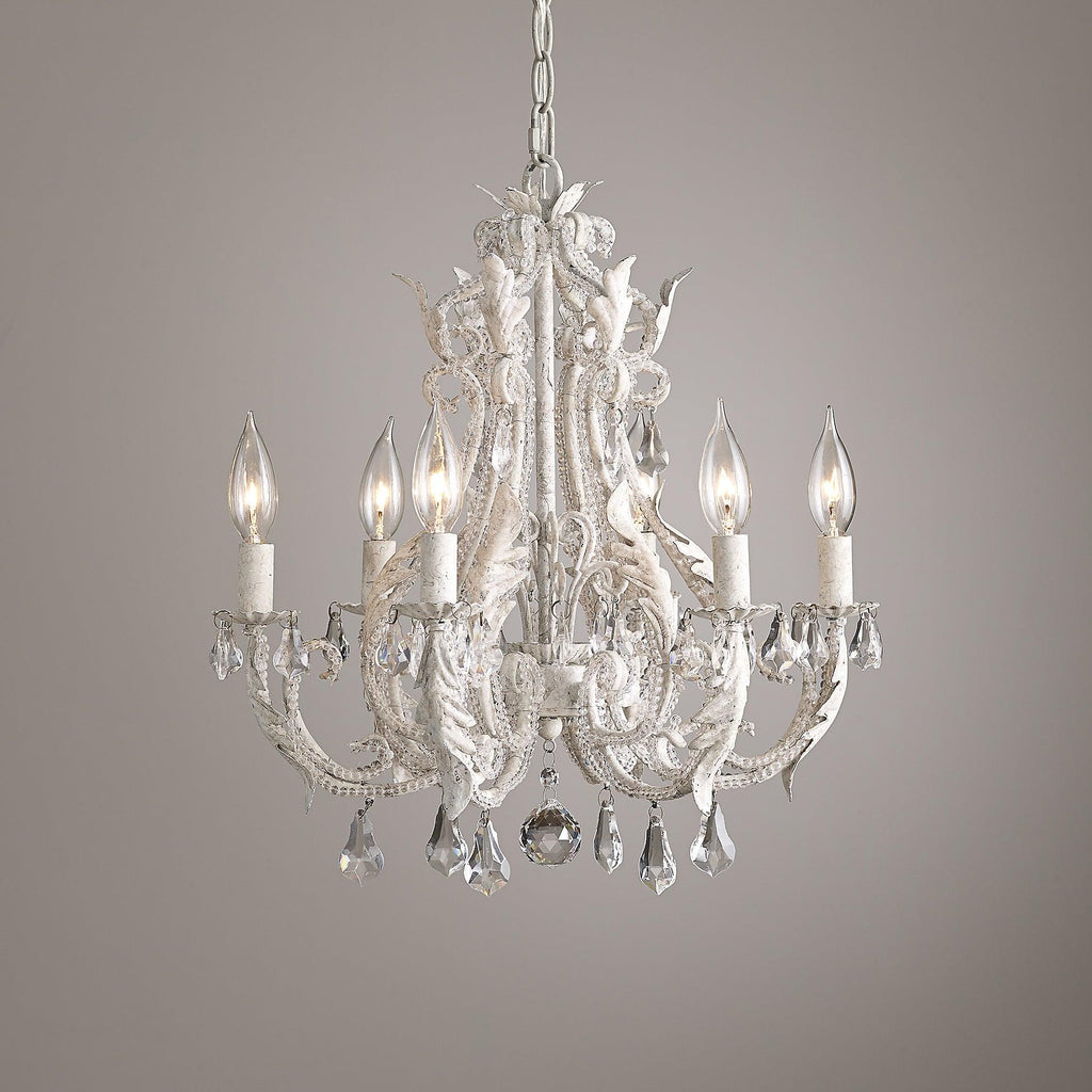 Lustra Suspension Lampe Porte-Bougie Perles de Cristal - Neutralighting