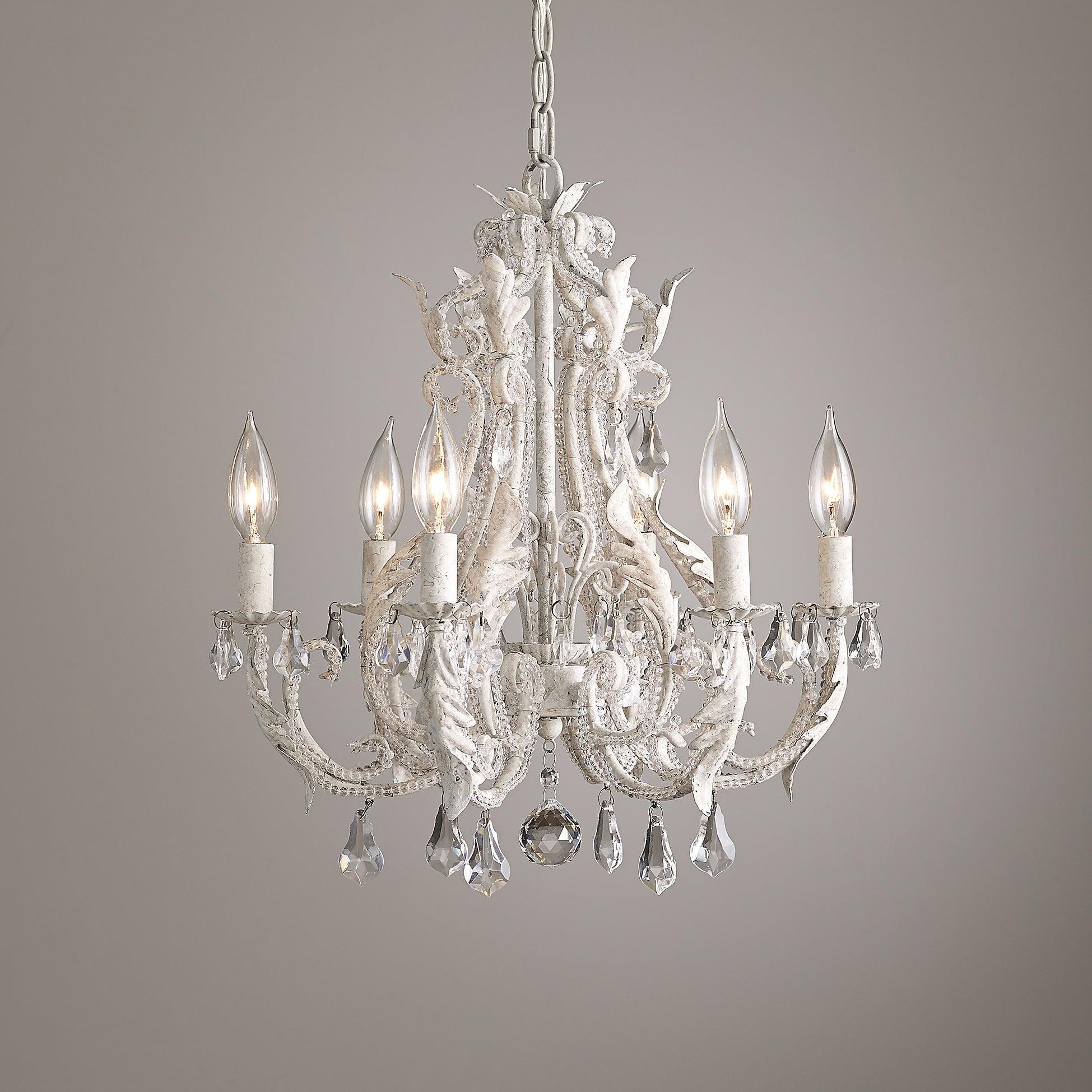 Lustra Suspension Lampe Porte-Bougie Perles de Cristal - Neutralighting