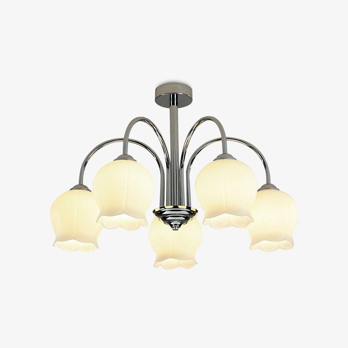 Aurora Chandelier en Verre Floral - Neutralighting