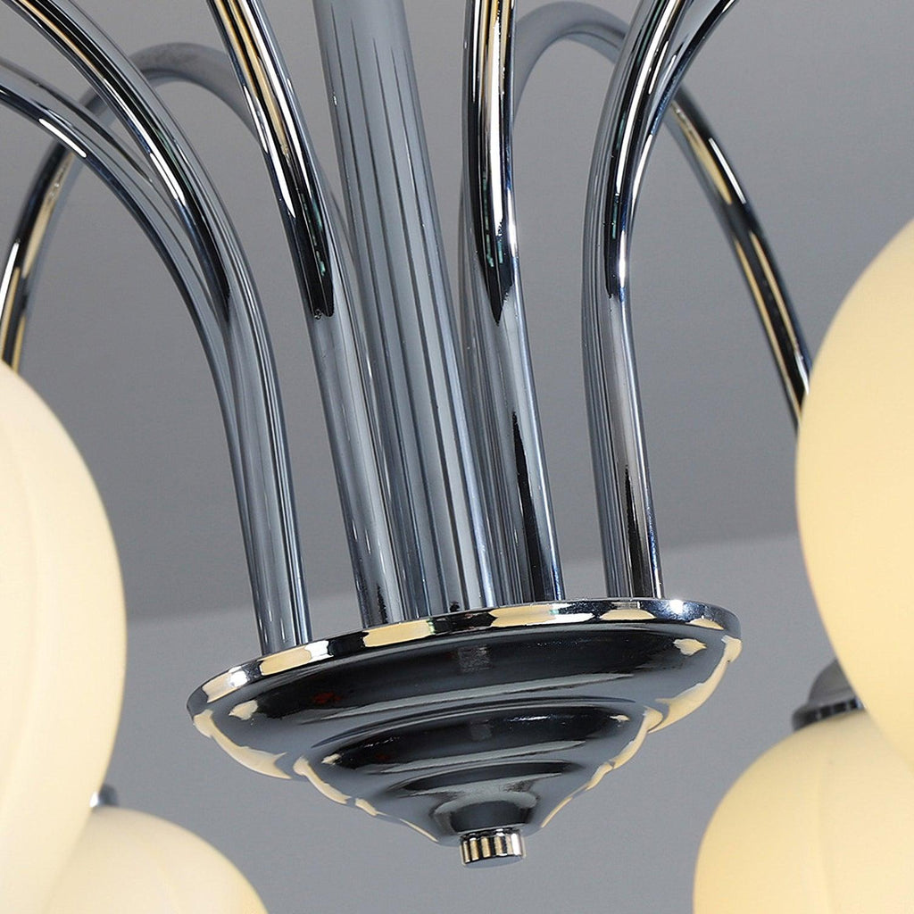 Aurora Chandelier en Verre Floral - Neutralighting