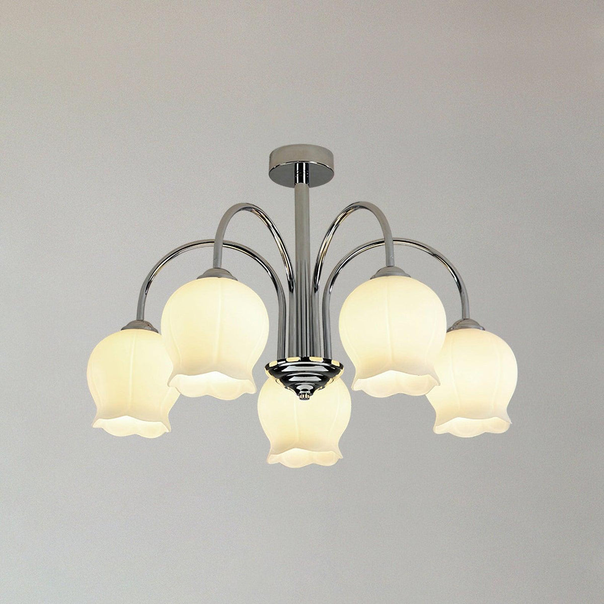 Aurora Chandelier en Verre Floral - Neutralighting