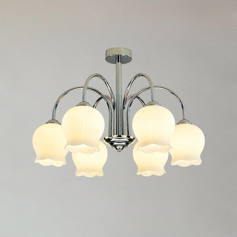 Aurora Chandelier en Verre Floral - Neutralighting