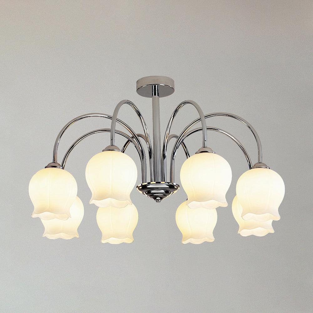 Aurora Chandelier en Verre Floral - Neutralighting