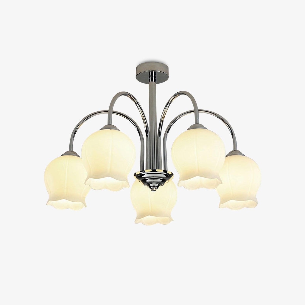 Aurora Chandelier en Verre Floral - Neutralighting