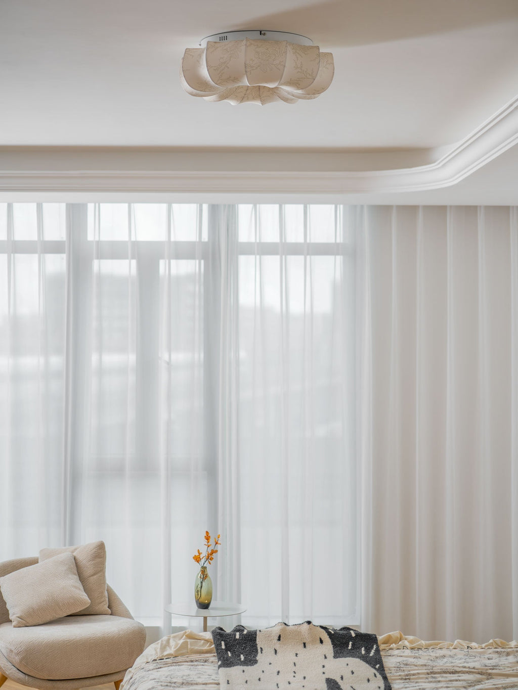 Vivaria Plafonnier en Tissu Art Nordique Premium - Neutralighting
