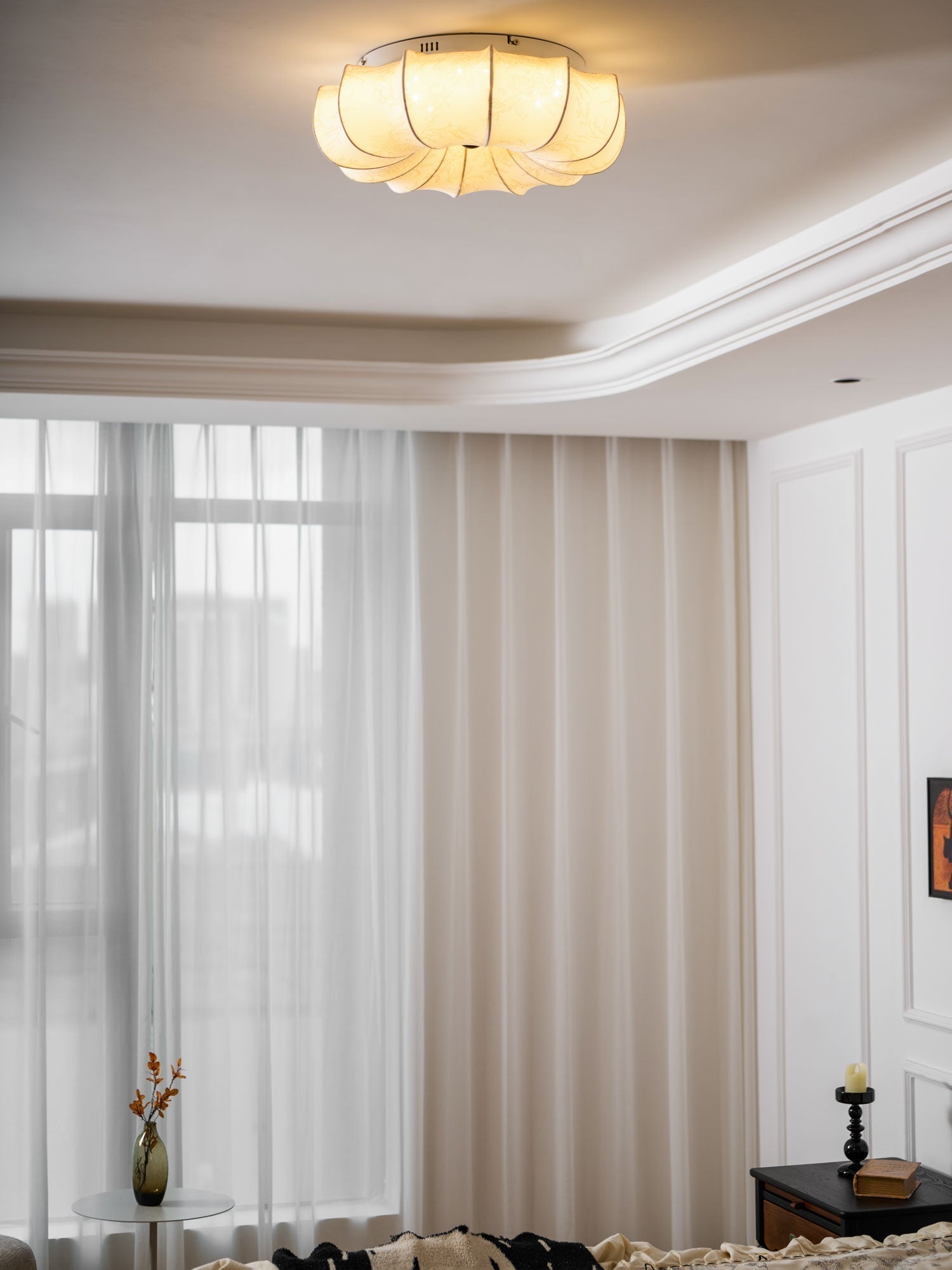 Vivaria Plafonnier en Tissu Art Nordique Premium - Neutralighting