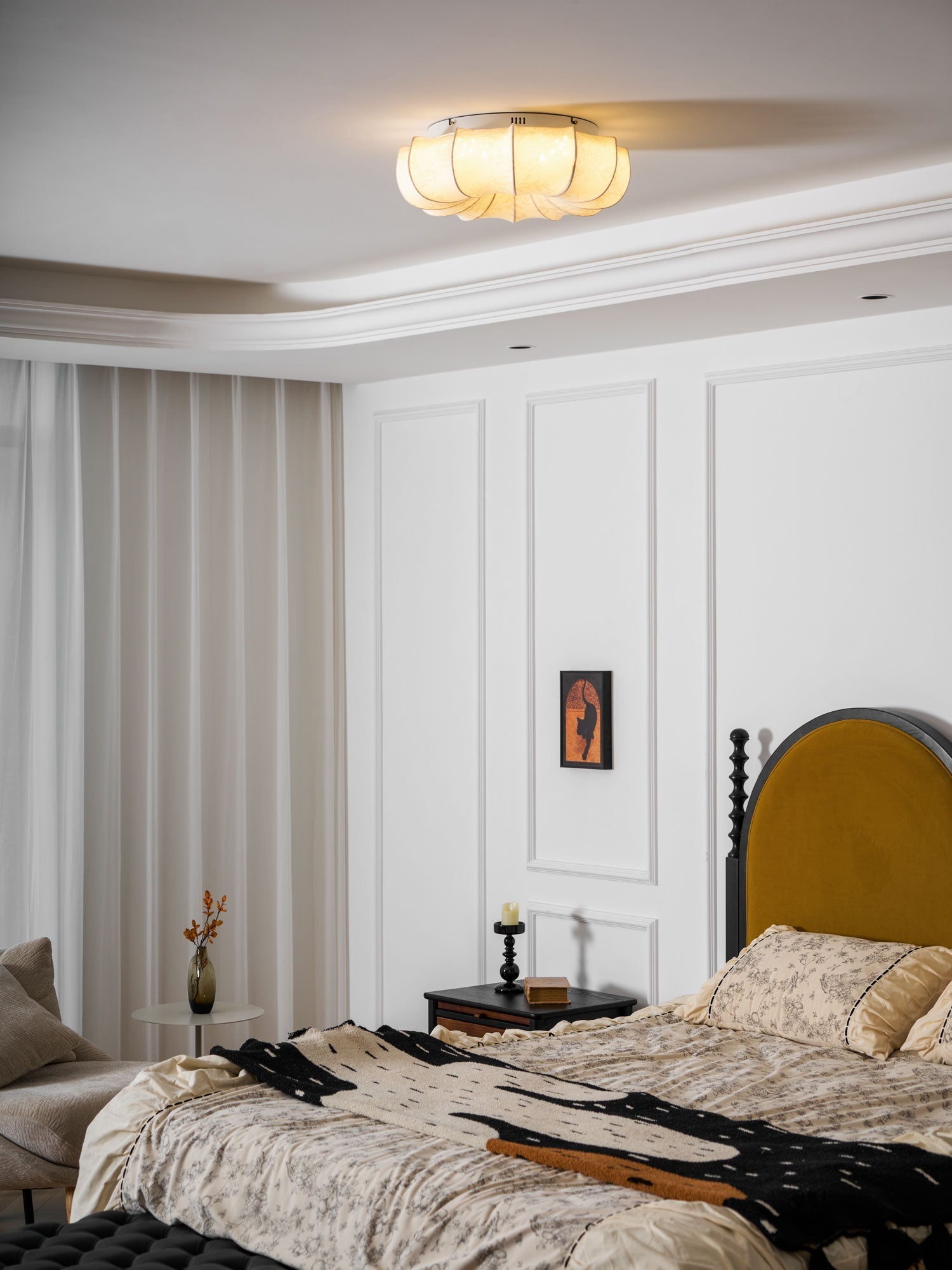 Vivaria Plafonnier en Tissu Art Nordique Premium - Neutralighting