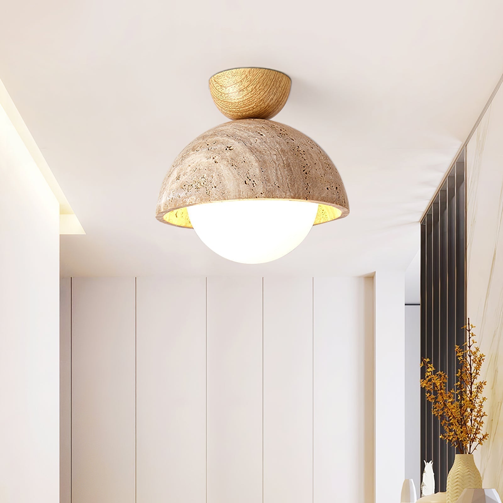 Solana Plafonnier Travertin - Neutralighting