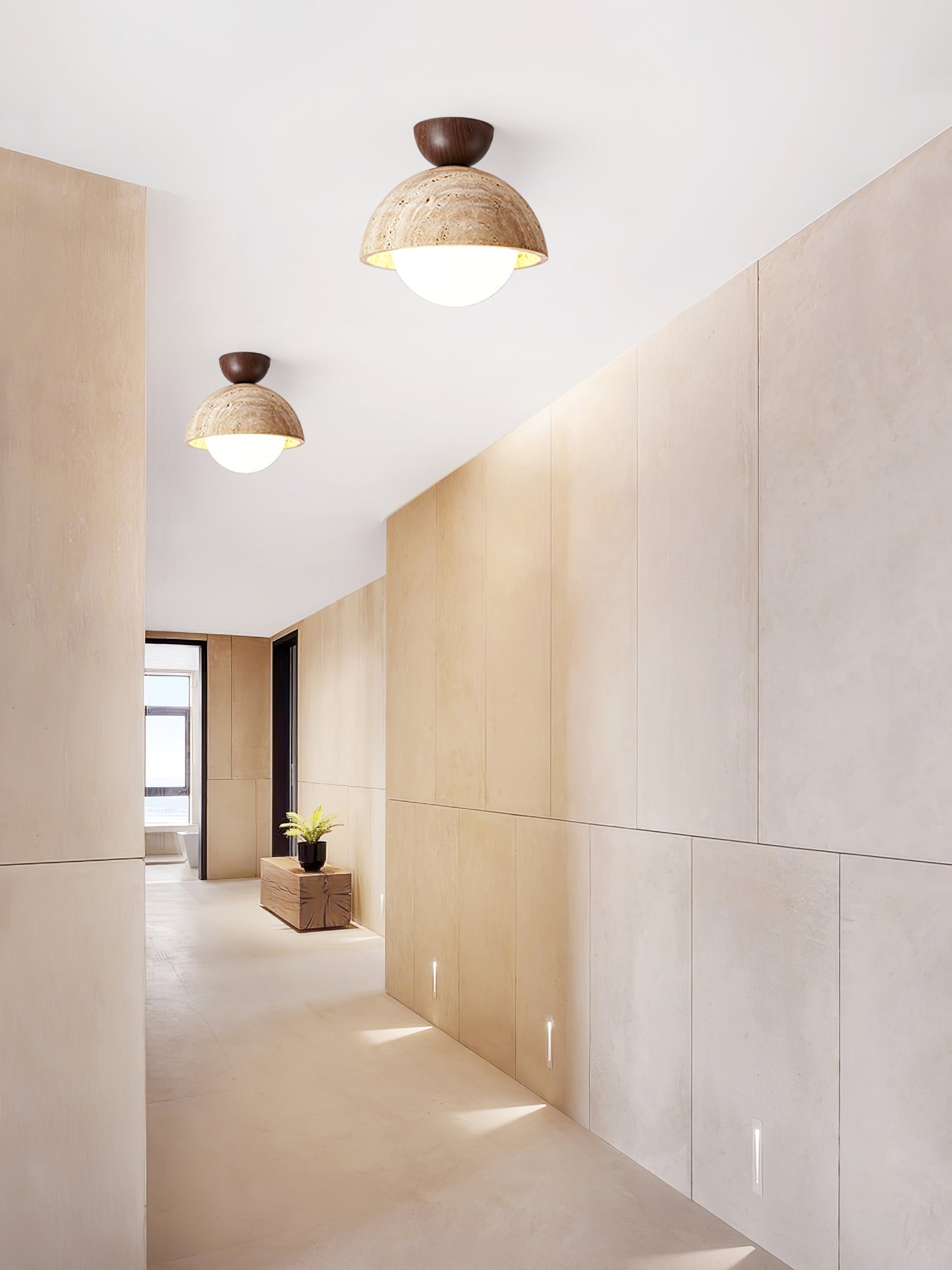 Solana Plafonnier Travertin - Neutralighting