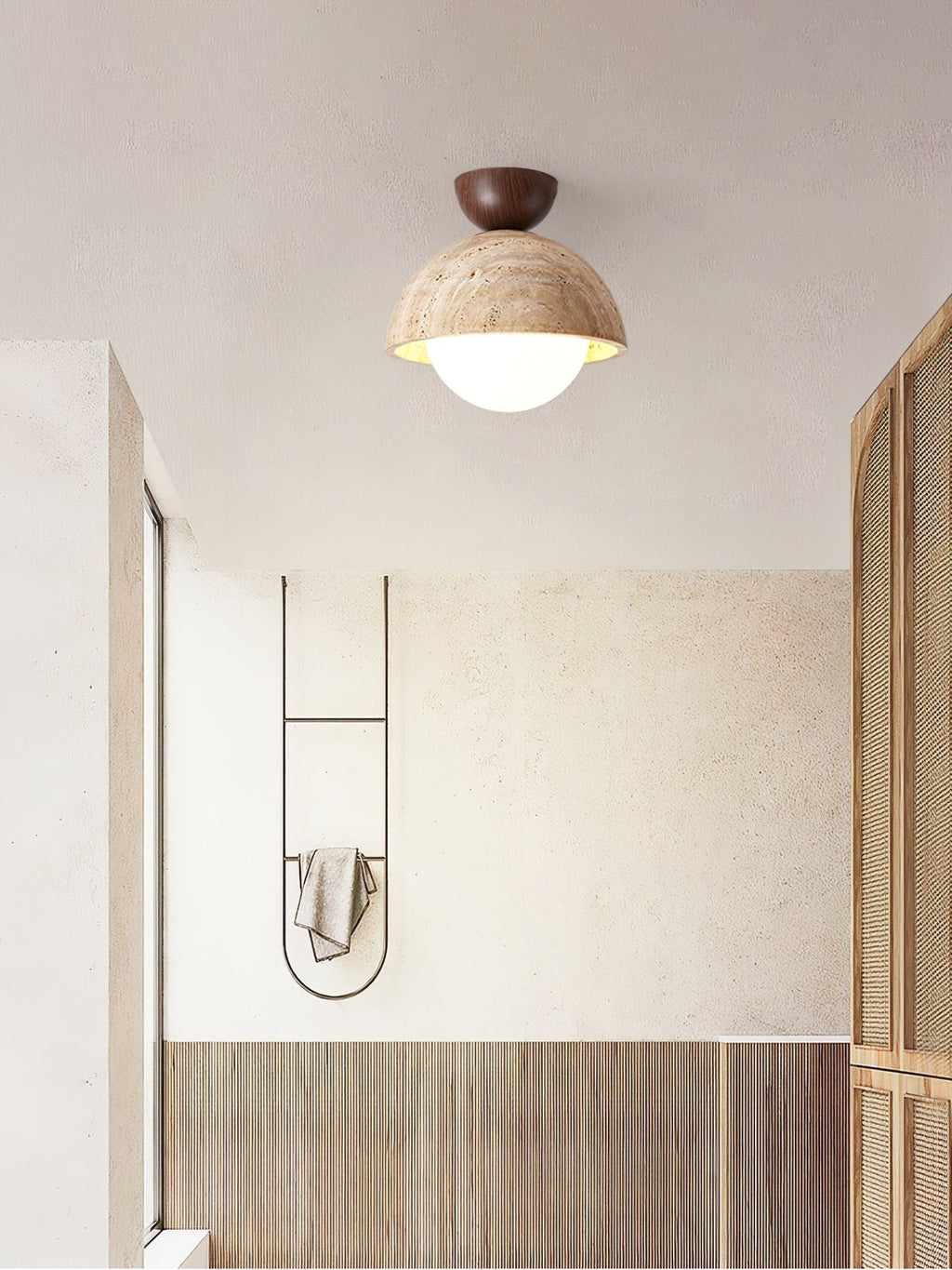 Solana Plafonnier Travertin - Neutralighting