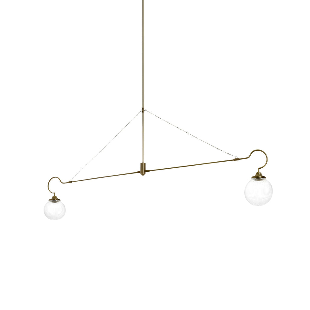 Vavenia Lustre Laiton Verre Moderne Minimaliste - Neutralighting