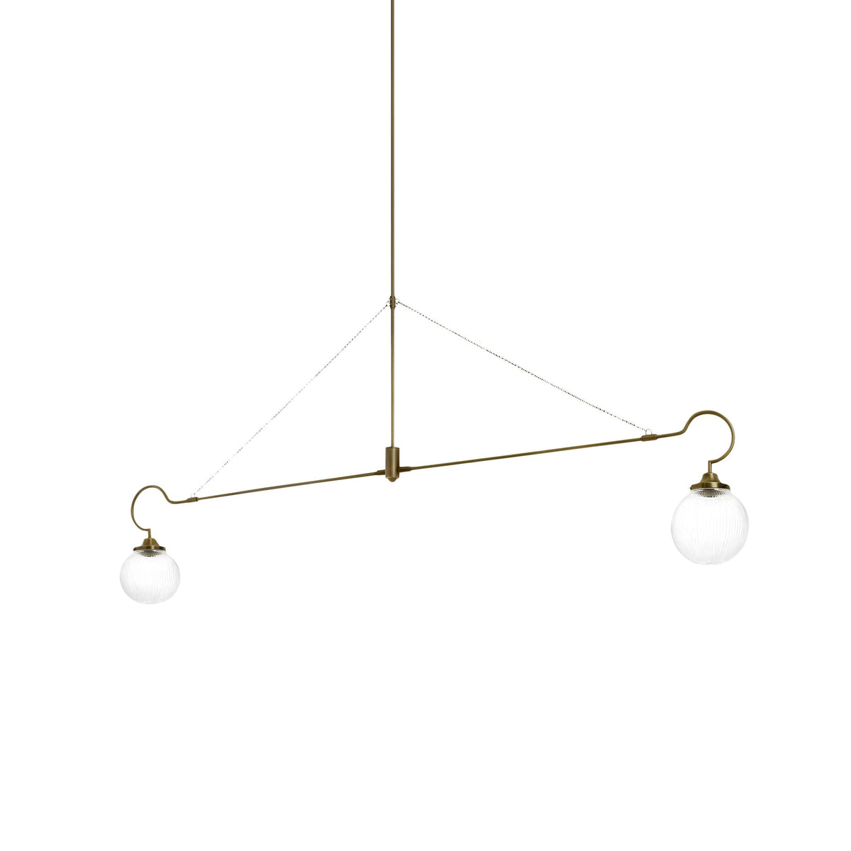 Vavenia Lustre Laiton Verre Moderne Minimaliste - Neutralighting