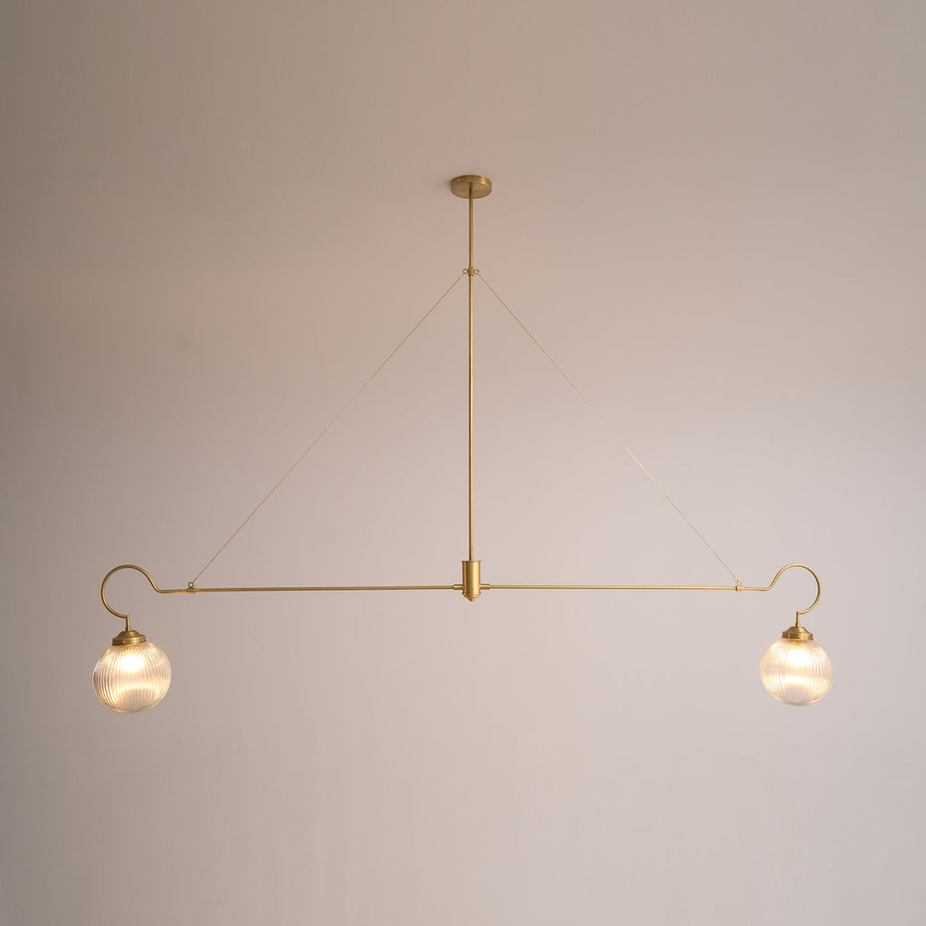 Vavenia Lustre Laiton Verre Moderne Minimaliste - Neutralighting