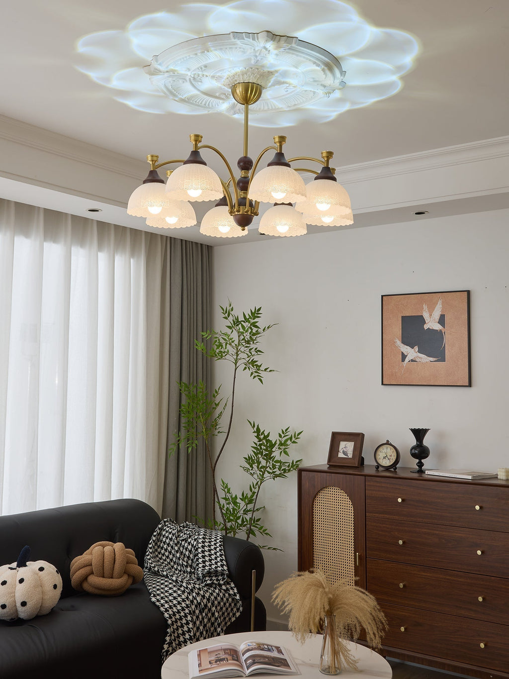 Vosolir Chandelier en Bois Élégance Traditionnelle - Neutralighting