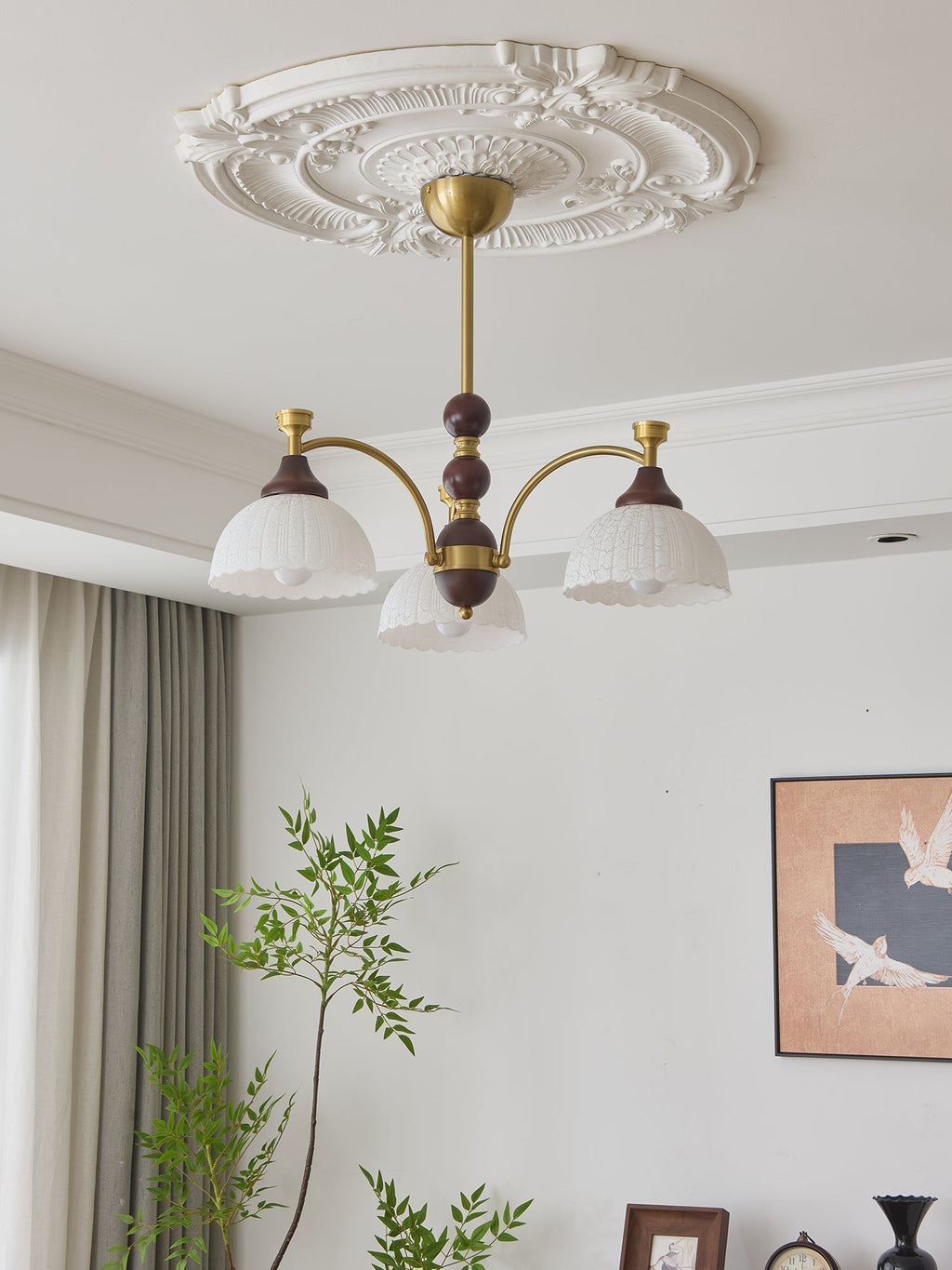 Vosolir Chandelier en Bois Élégance Traditionnelle - Neutralighting