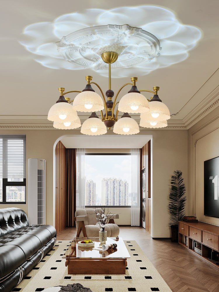 Vosolir Chandelier en Bois Élégance Traditionnelle - Neutralighting