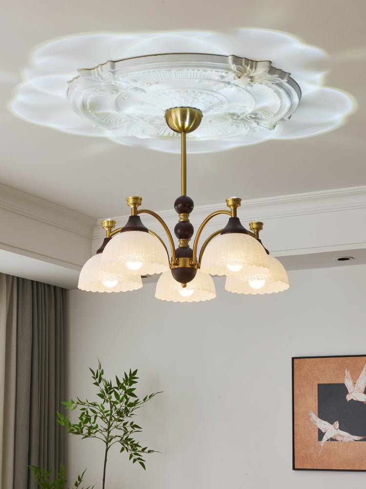 Vosolir Chandelier en Bois Élégance Traditionnelle - Neutralighting