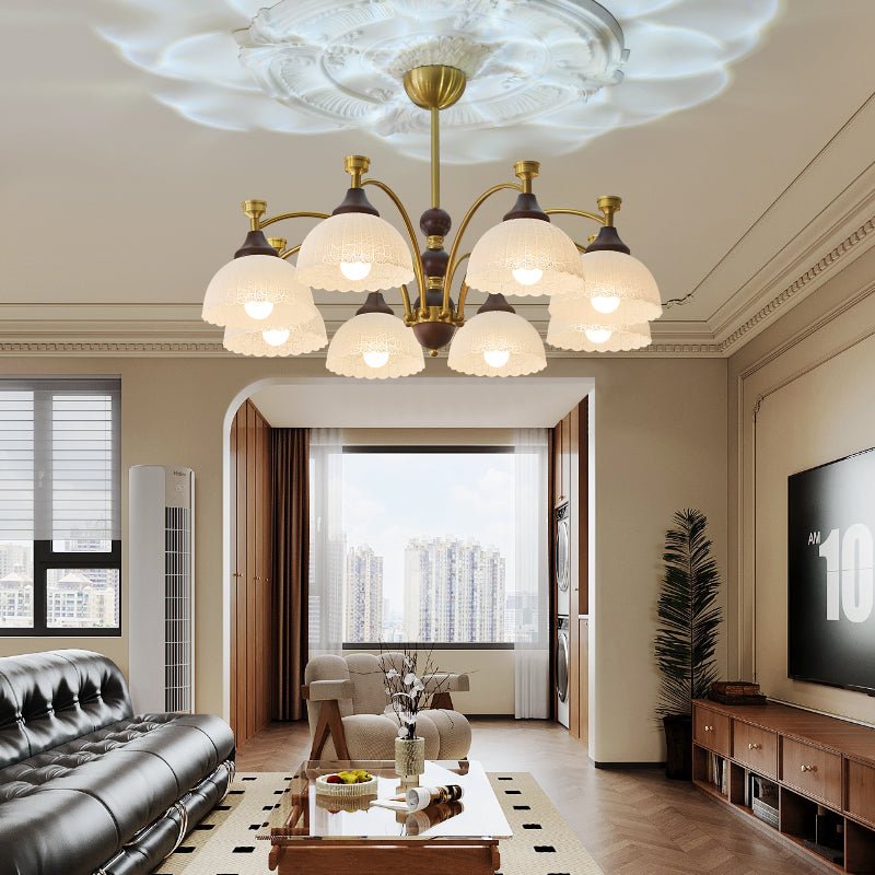 Vosolir Chandelier en Bois Élégance Traditionnelle - Neutralighting