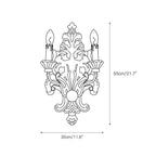 Ilzoror Applique Murale Bois Métal Vintage Industrielle - Neutralighting