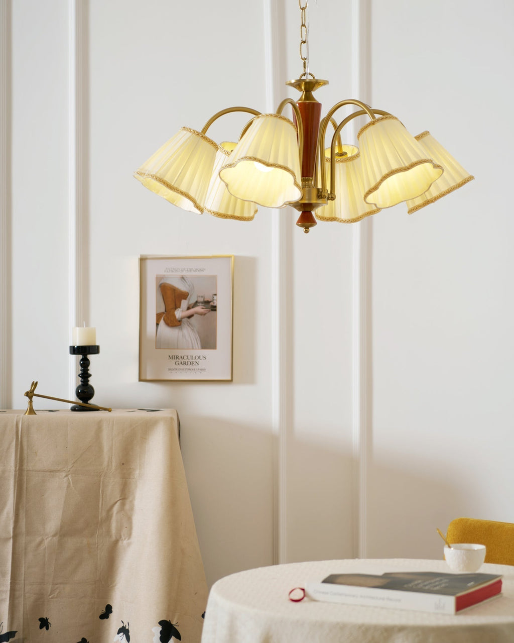 Elijh Lustre Vintage en Tissu - Neutralighting