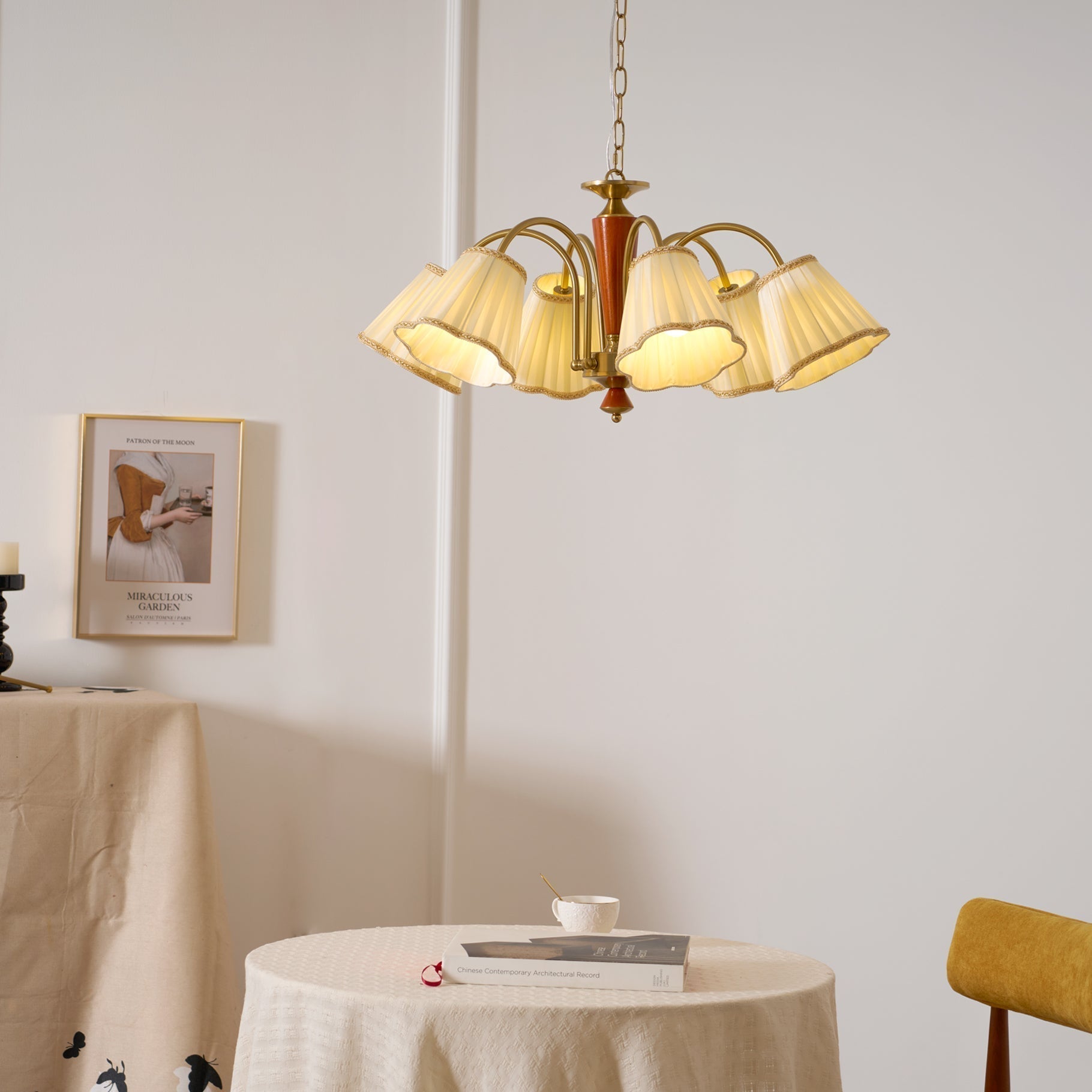 Elijh Lustre Vintage en Tissu - Neutralighting