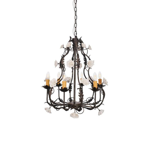 Araeyra Lustre Métal Céramique Rose Luxe Postmoderne - Neutralighting