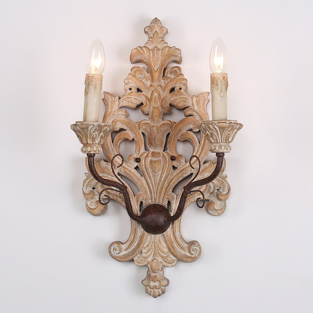 Ilzoror Applique Murale Bois Métal Vintage Industrielle - Neutralighting