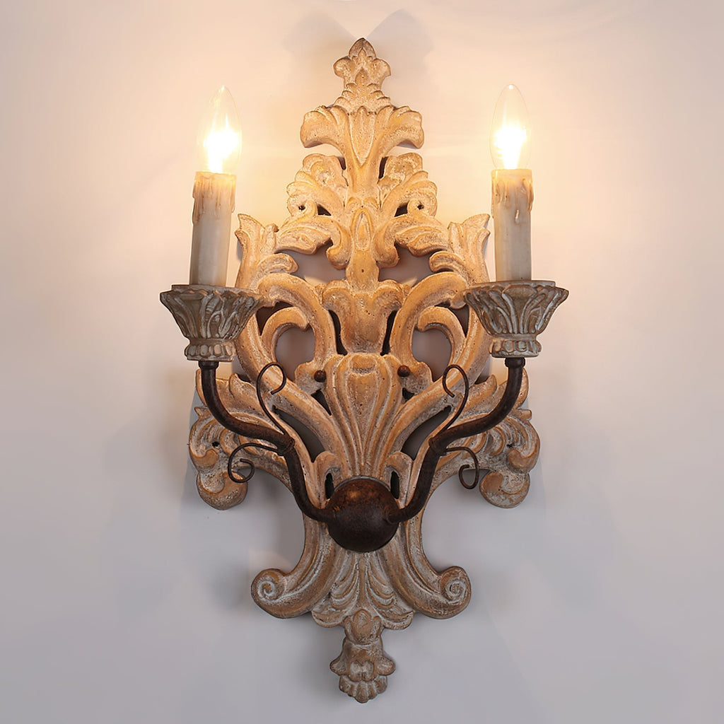 Ilzoror Applique Murale Bois Métal Vintage Industrielle - Neutralighting