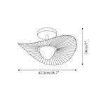 Florina Plafonnier Plissé Tissu Sculptural - Neutralighting
